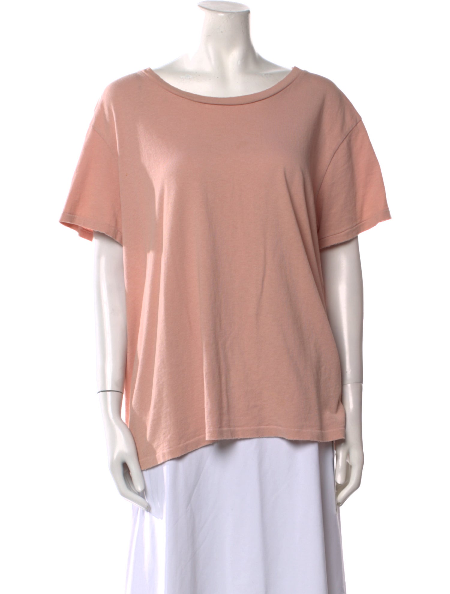 Nili Lotan Scoop Neck Short Sleeve T-Shirt