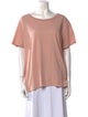 Nili Lotan Scoop Neck Short Sleeve T-Shirt