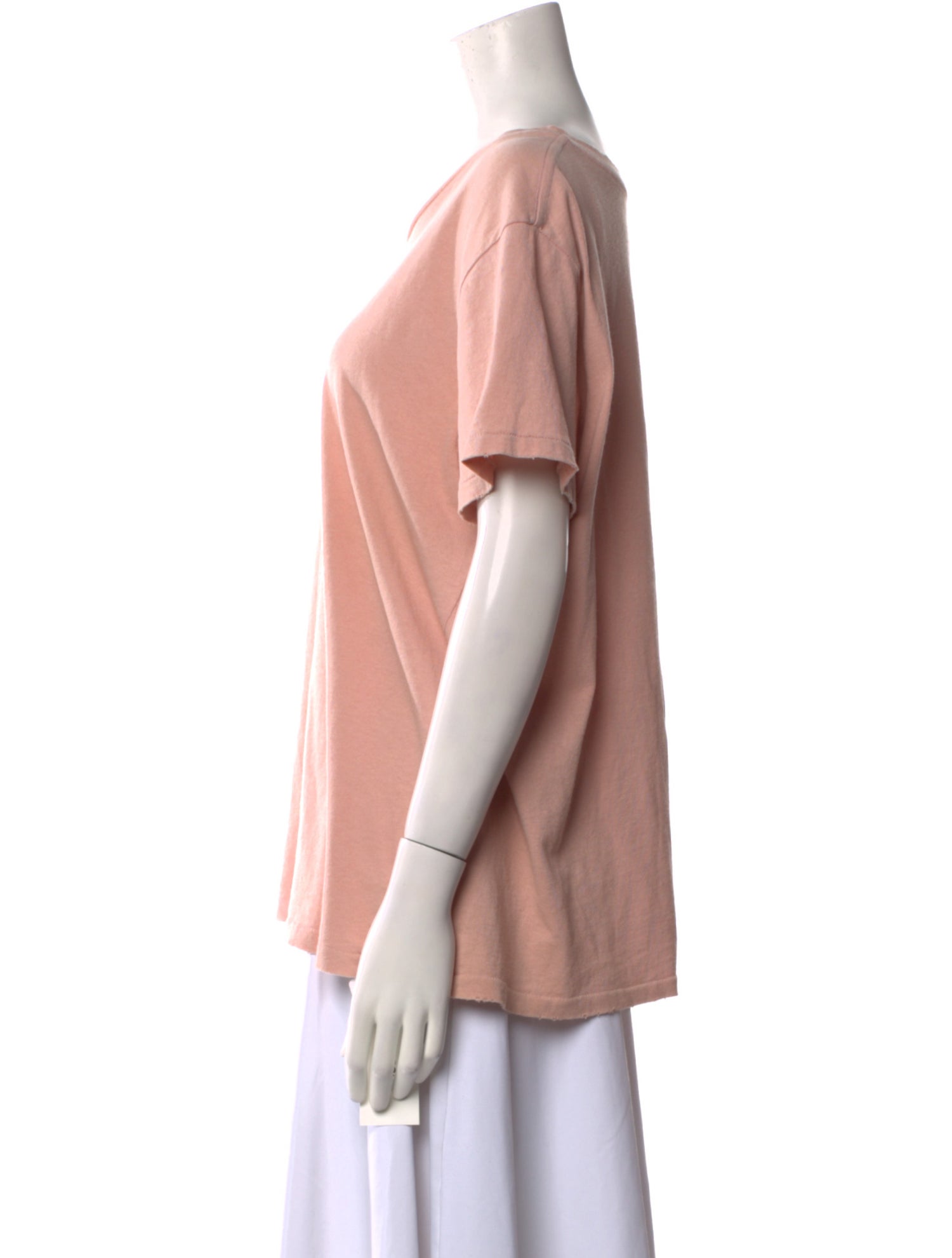 Nili Lotan Scoop Neck Short Sleeve T-Shirt