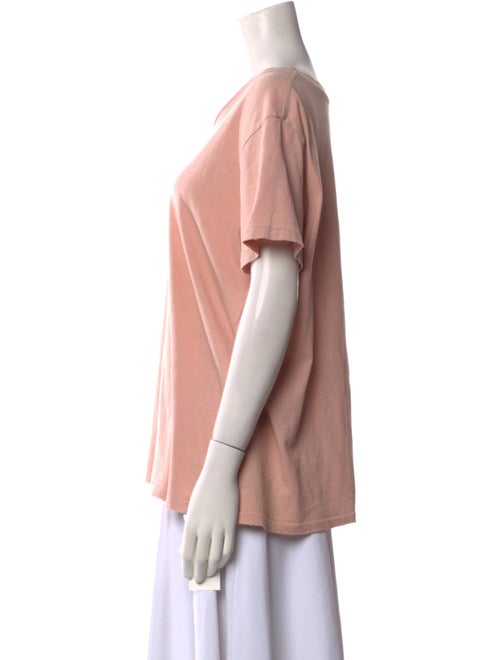 Nili Lotan Scoop Neck Short Sleeve T-Shirt