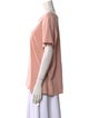 Nili Lotan Scoop Neck Short Sleeve T-Shirt