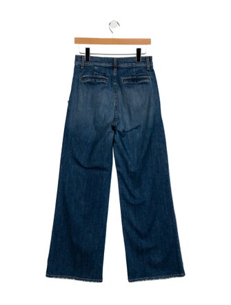 Nili Lotan High-Rise Wide Leg Jeans