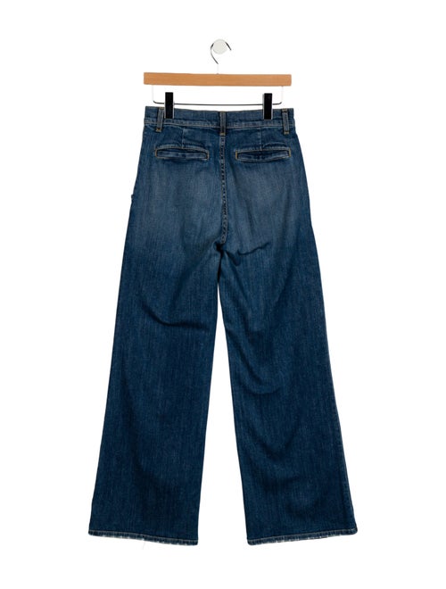 Nili Lotan High-Rise Wide Leg Jeans