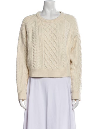 Nili Lotan Lambswool Scoop Neck Sweater