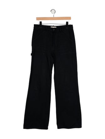 Nili Lotan High-Rise Wide Leg Jeans