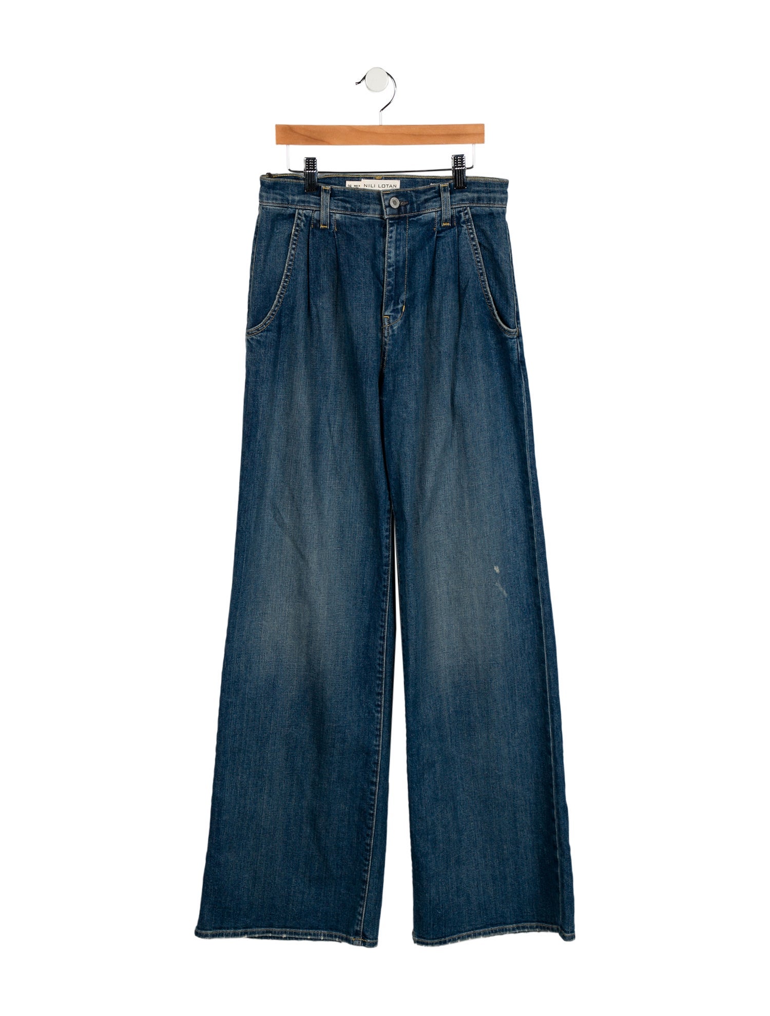 Nili Lotan High-Rise Wide Leg Jeans w/ Tags