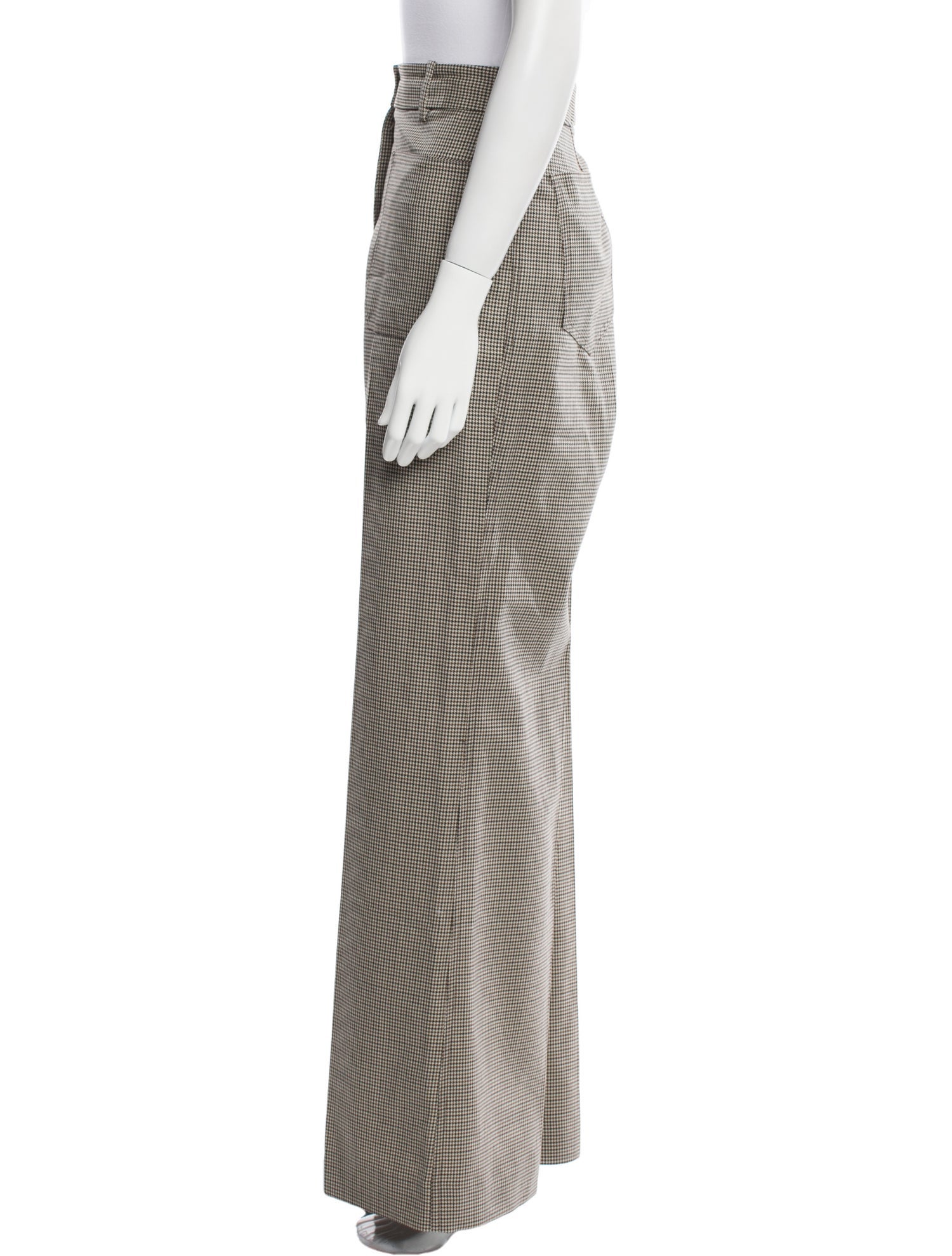 Nili Lotan Virgin Wool Wide Leg Pants