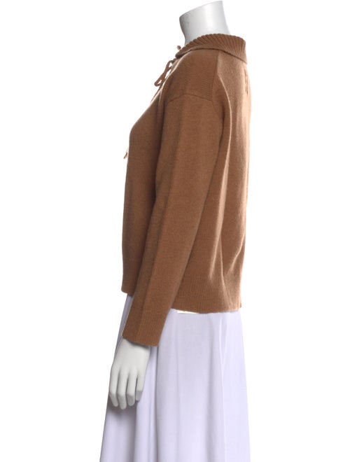 Nili Lotan Wool Mock Neck Sweatshirt