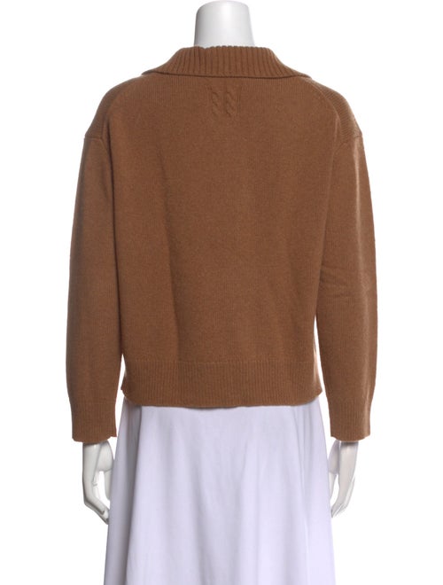 Nili Lotan Wool Mock Neck Sweatshirt