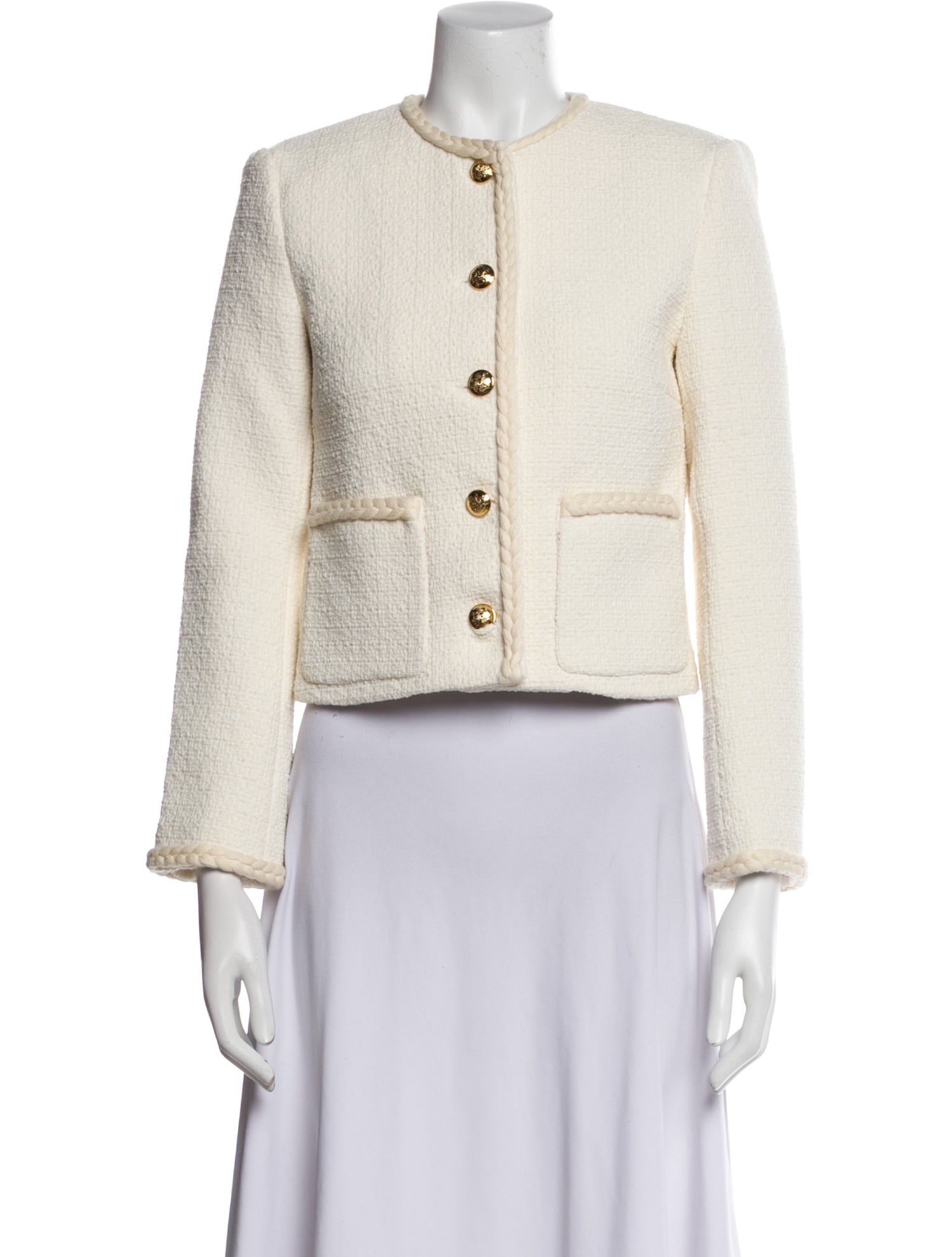 Nili Lotan Tweed Pattern Evening Jacket