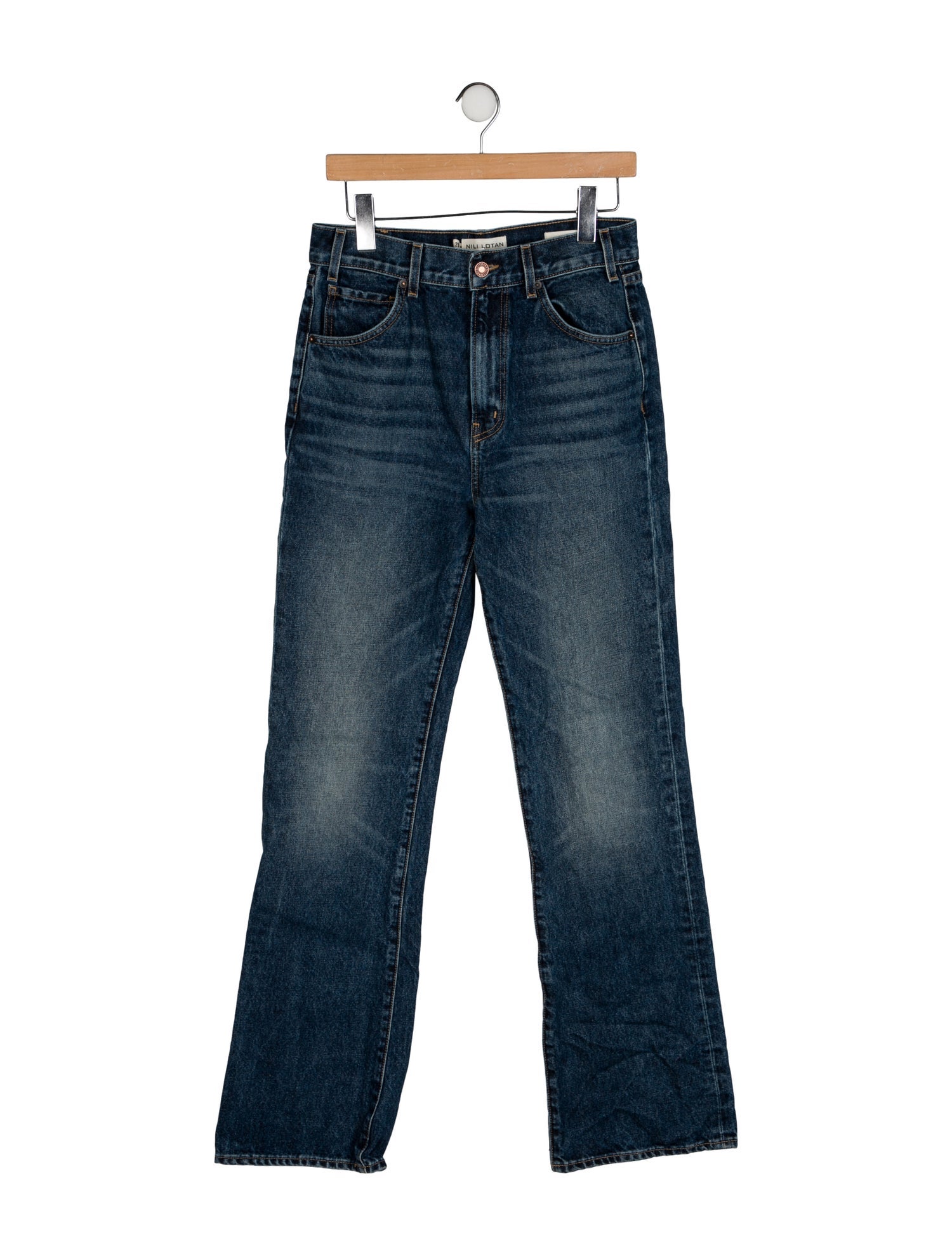 Nili Lotan High-Rise Wide Leg Jeans