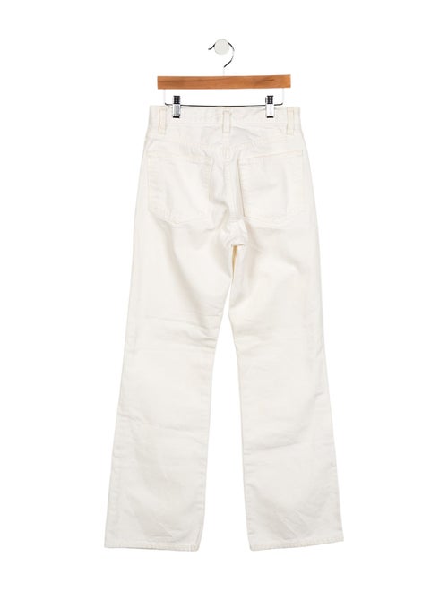 Nili Lotan Mid-Rise Wide Leg Jeans