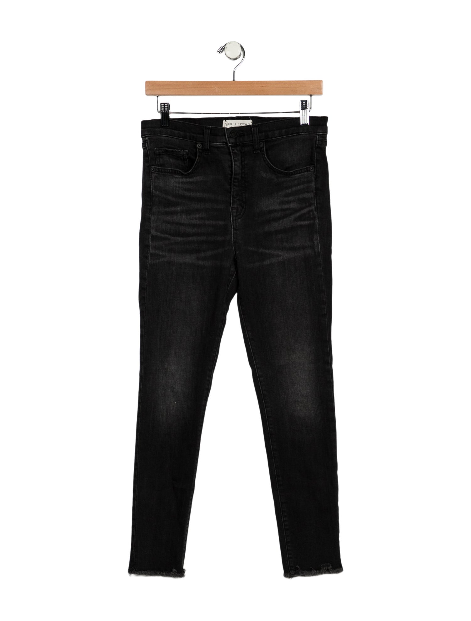 Nili Lotan Mid-Rise Skinny Leg Jeans