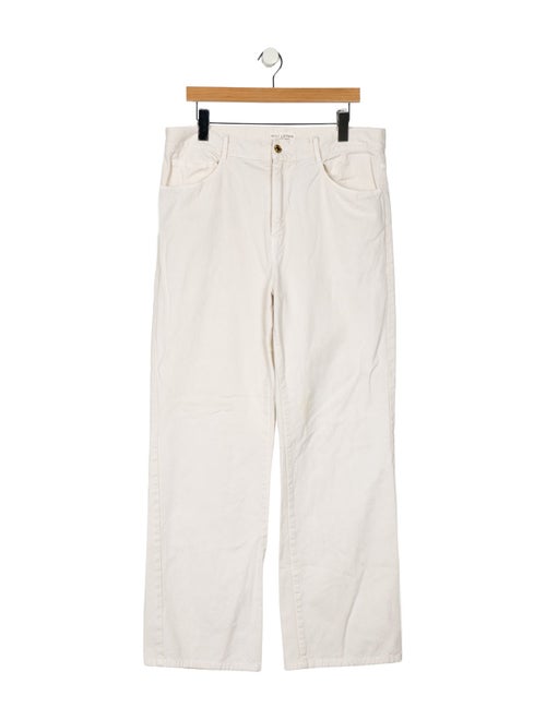 Nili Lotan High-Rise Wide Leg Jeans