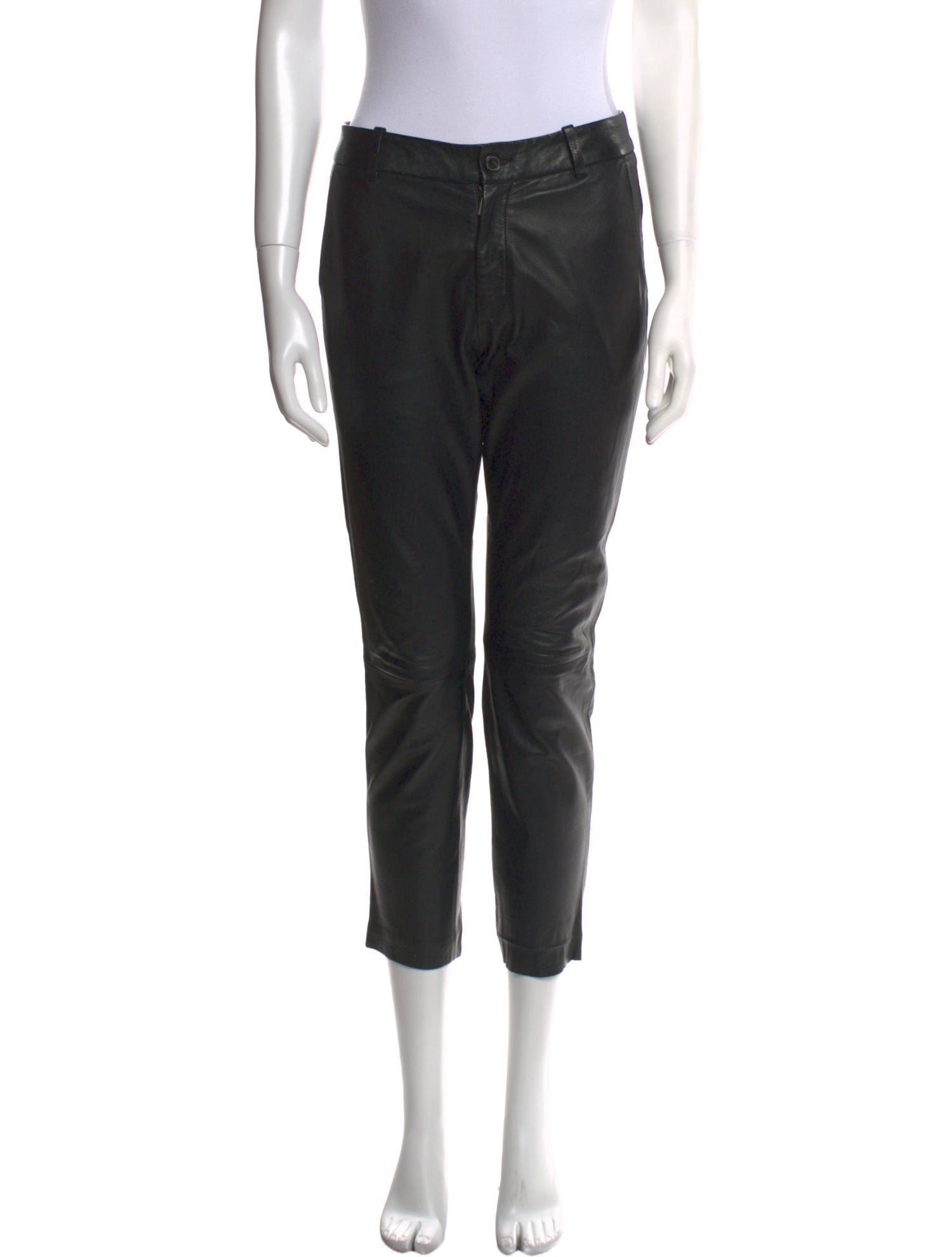 Nili Lotan Lambskin Skinny Leg Pants