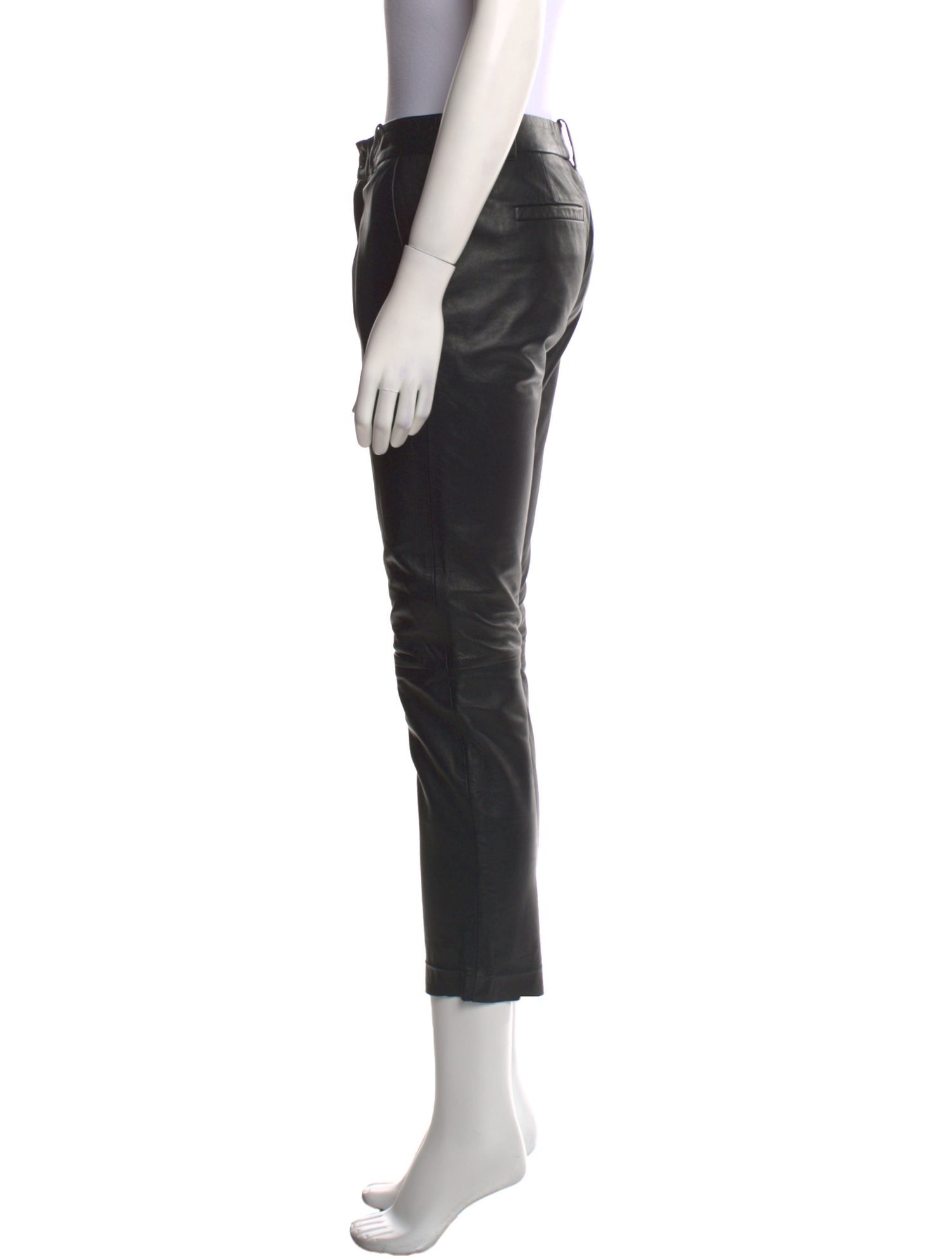 Nili Lotan Lambskin Skinny Leg Pants