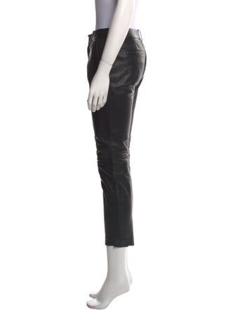 Nili Lotan Lambskin Skinny Leg Pants