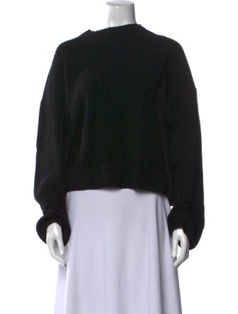 Nili Lotan Lambswool Crew Neck Sweater