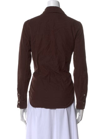 Nili Lotan Long Sleeve Button-Up Top