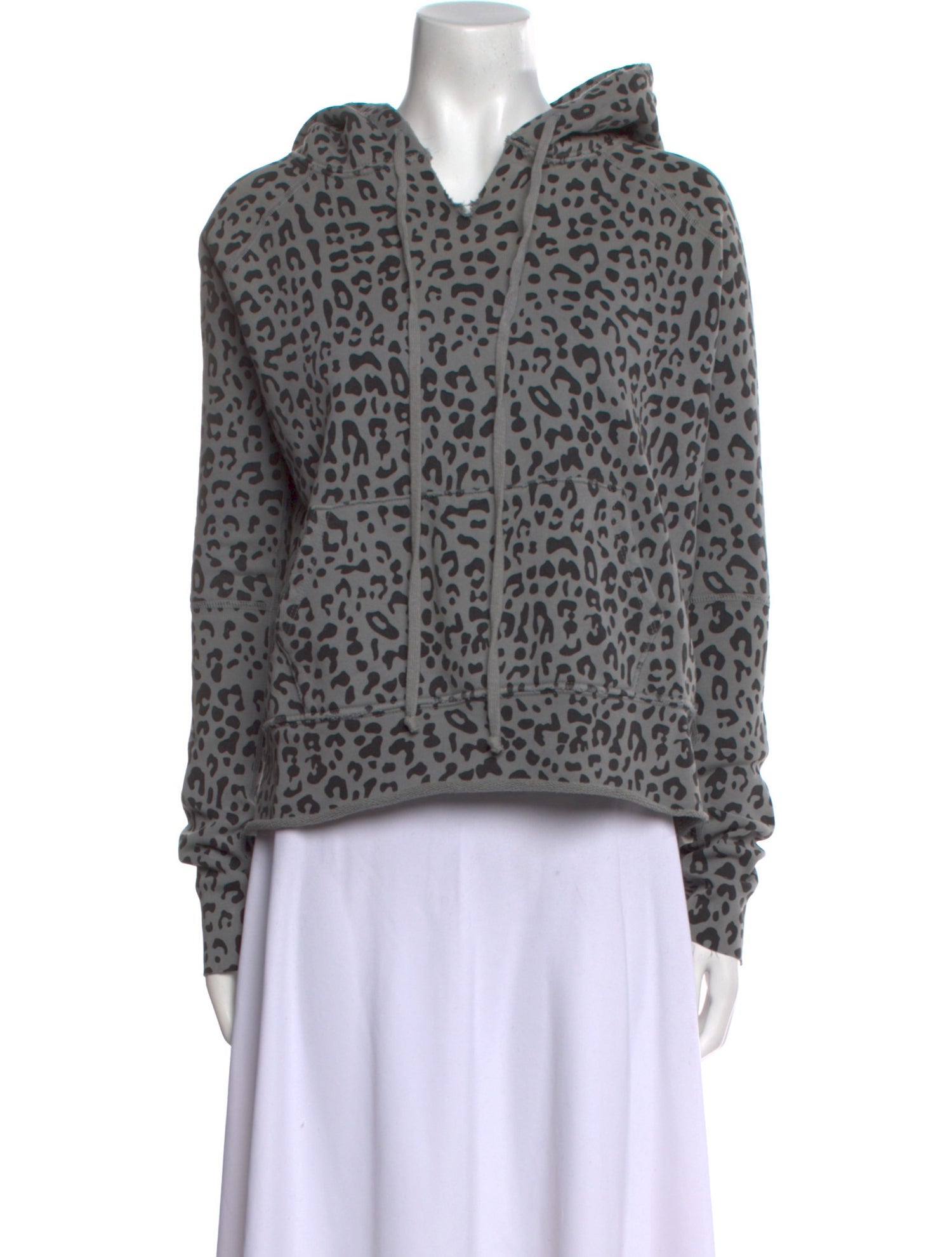 Nili Lotan Printed V-Neck Sweater