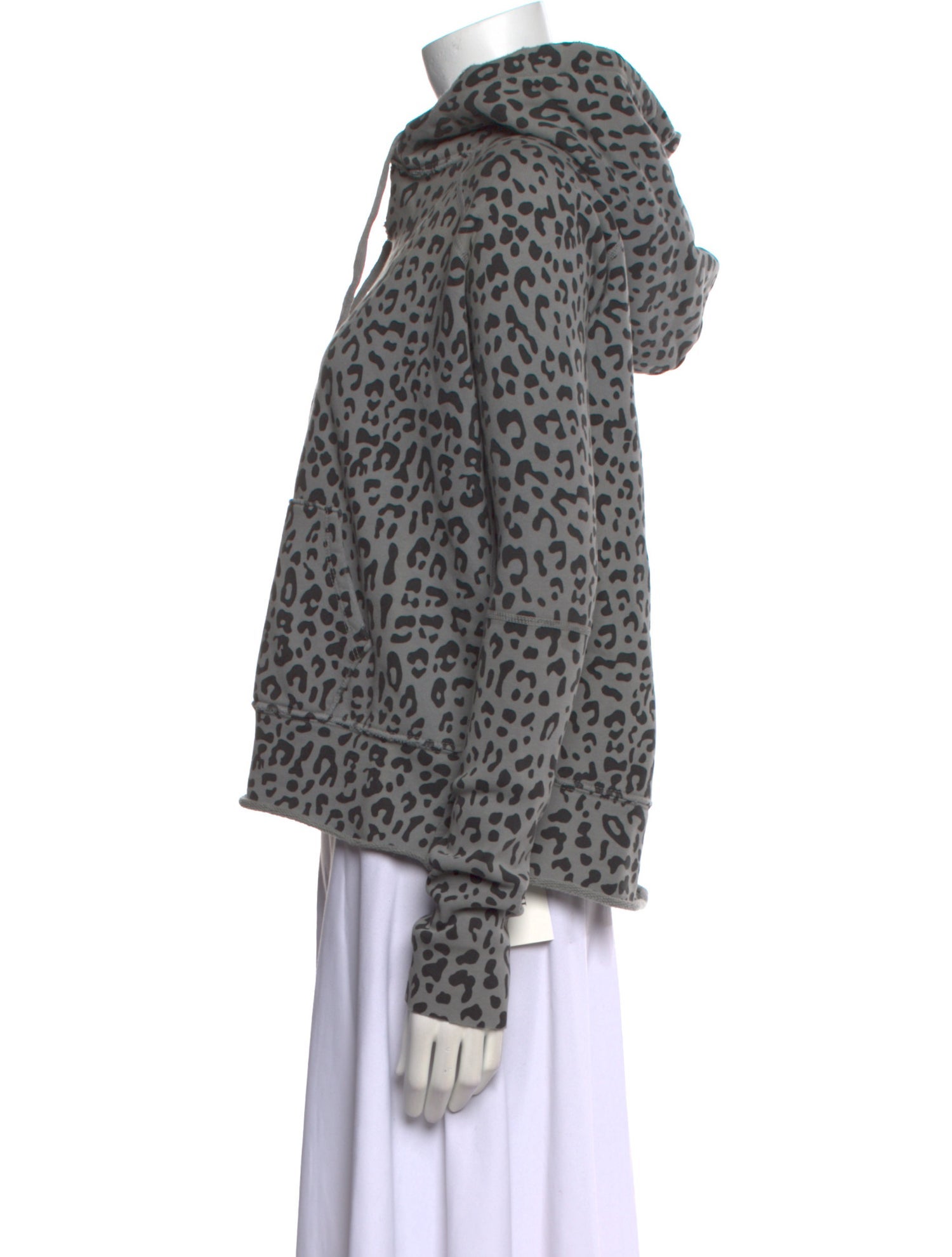 Nili Lotan Printed V-Neck Sweater