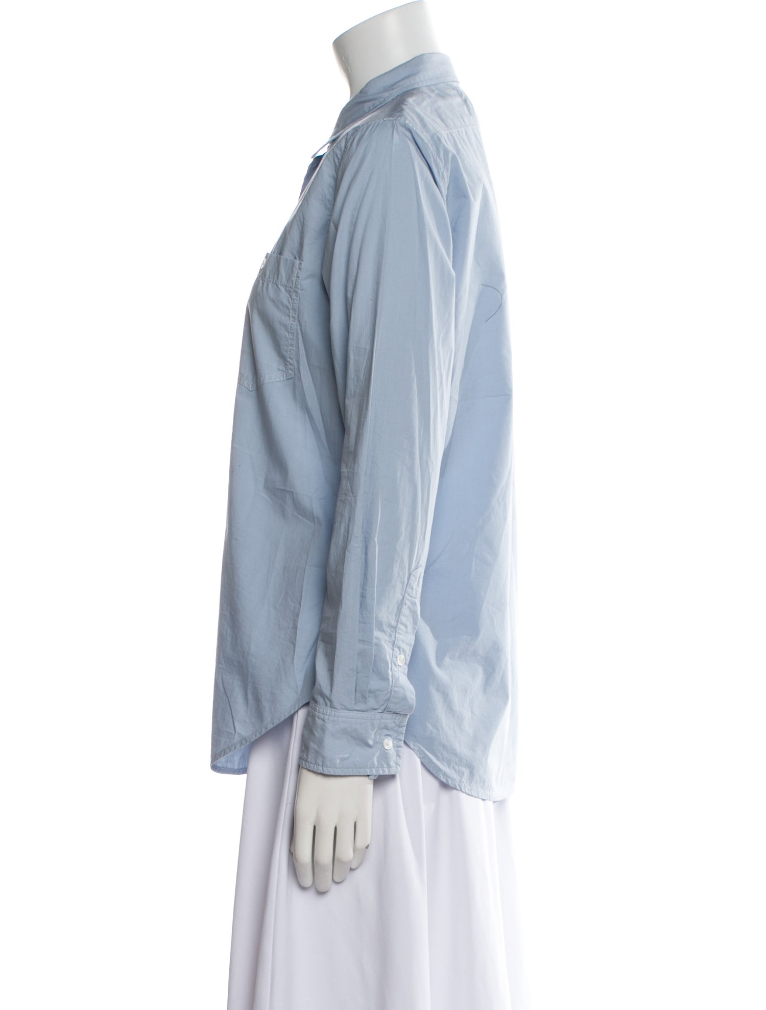 Nili Lotan Long Sleeve Button-Up Top