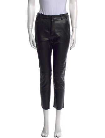 Nili Lotan Lambskin Skinny Leg Pants