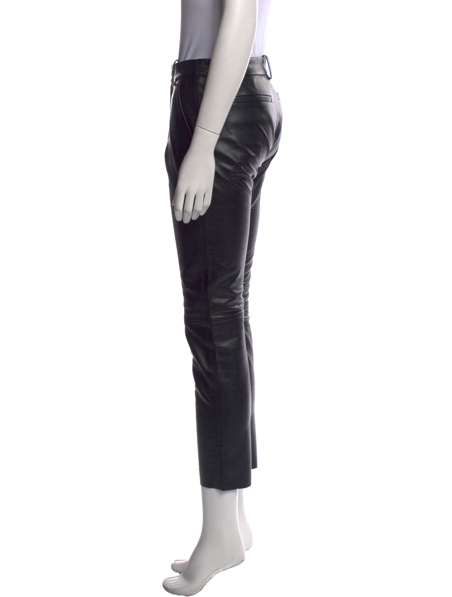 Nili Lotan Lambskin Skinny Leg Pants