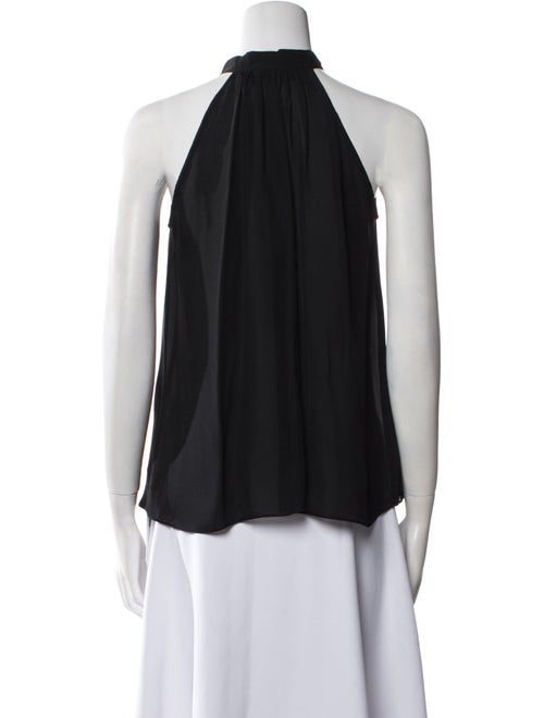 Nili Lotan Silk Halterneck Blouse