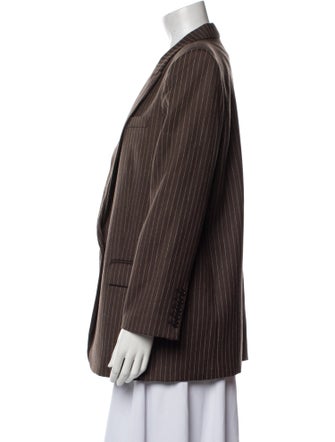 Nili Lotan Virgin Wool Striped Blazer