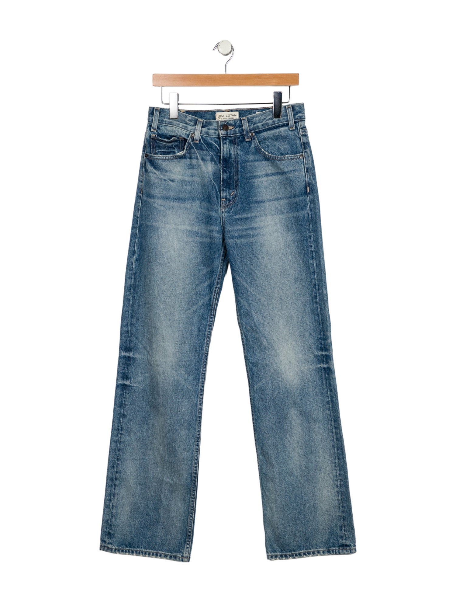 Nili Lotan High-Rise Wide Leg Jeans
