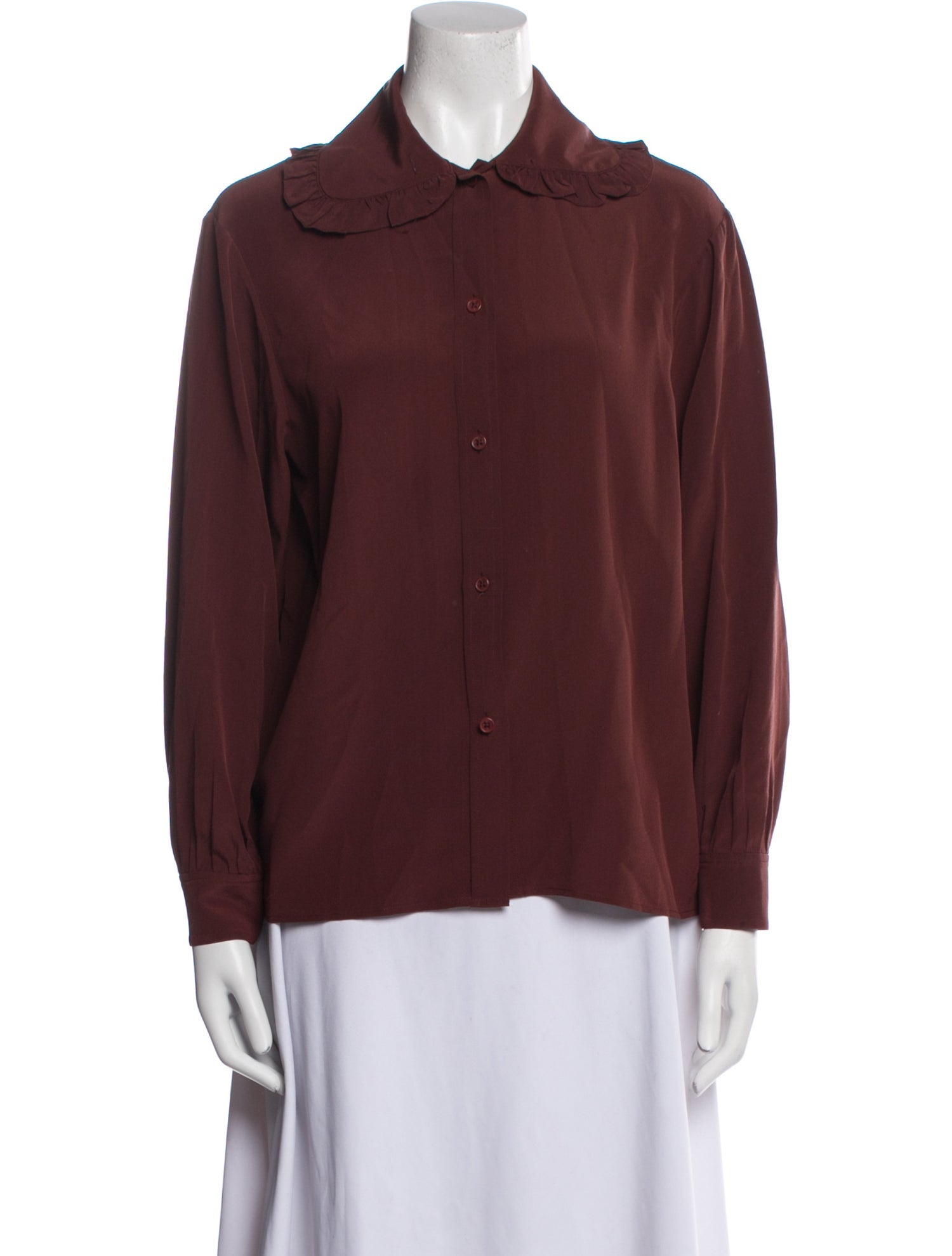 Nili Lotan Long Sleeve Button-Up Top