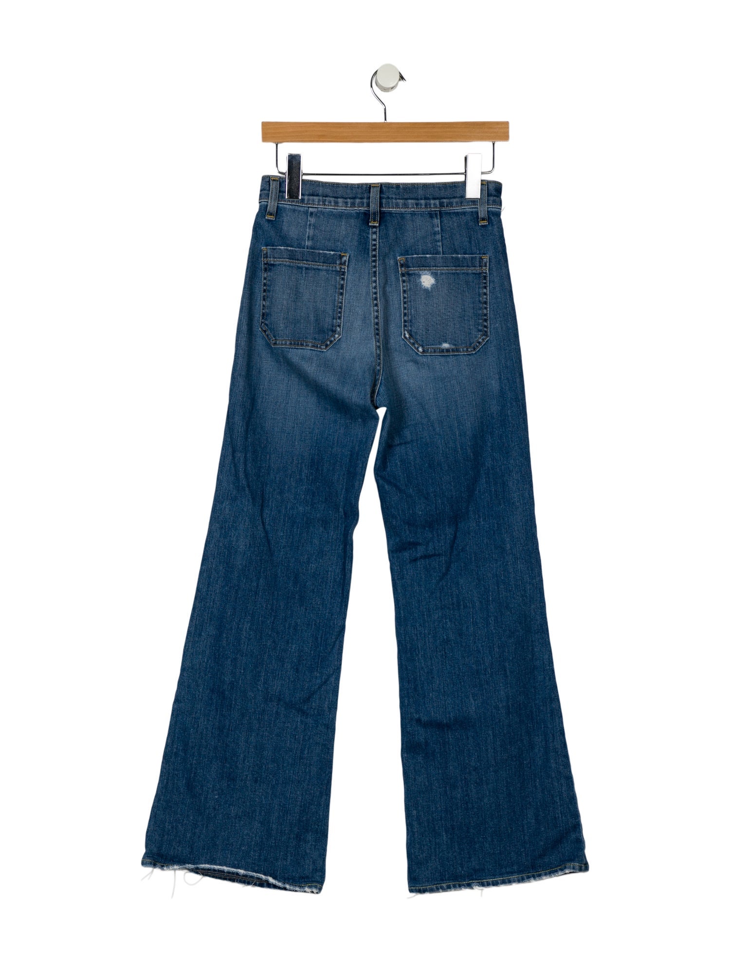 Nili Lotan Mid-Rise Wide Leg Jeans