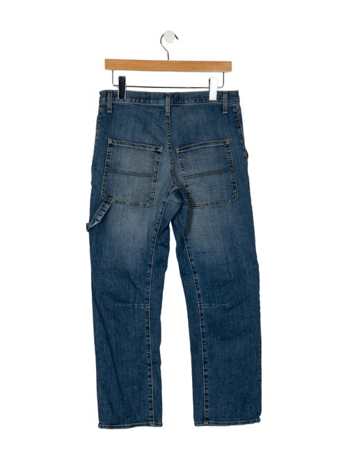 Nili Lotan Mid-Rise Straight Leg Jeans