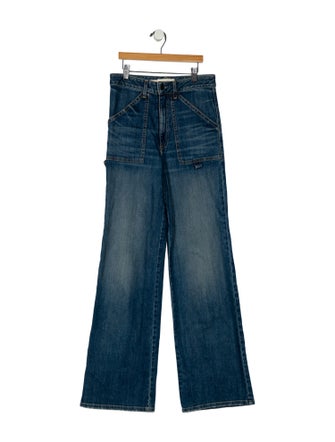 Nili Lotan High-Rise Wide Leg Jeans