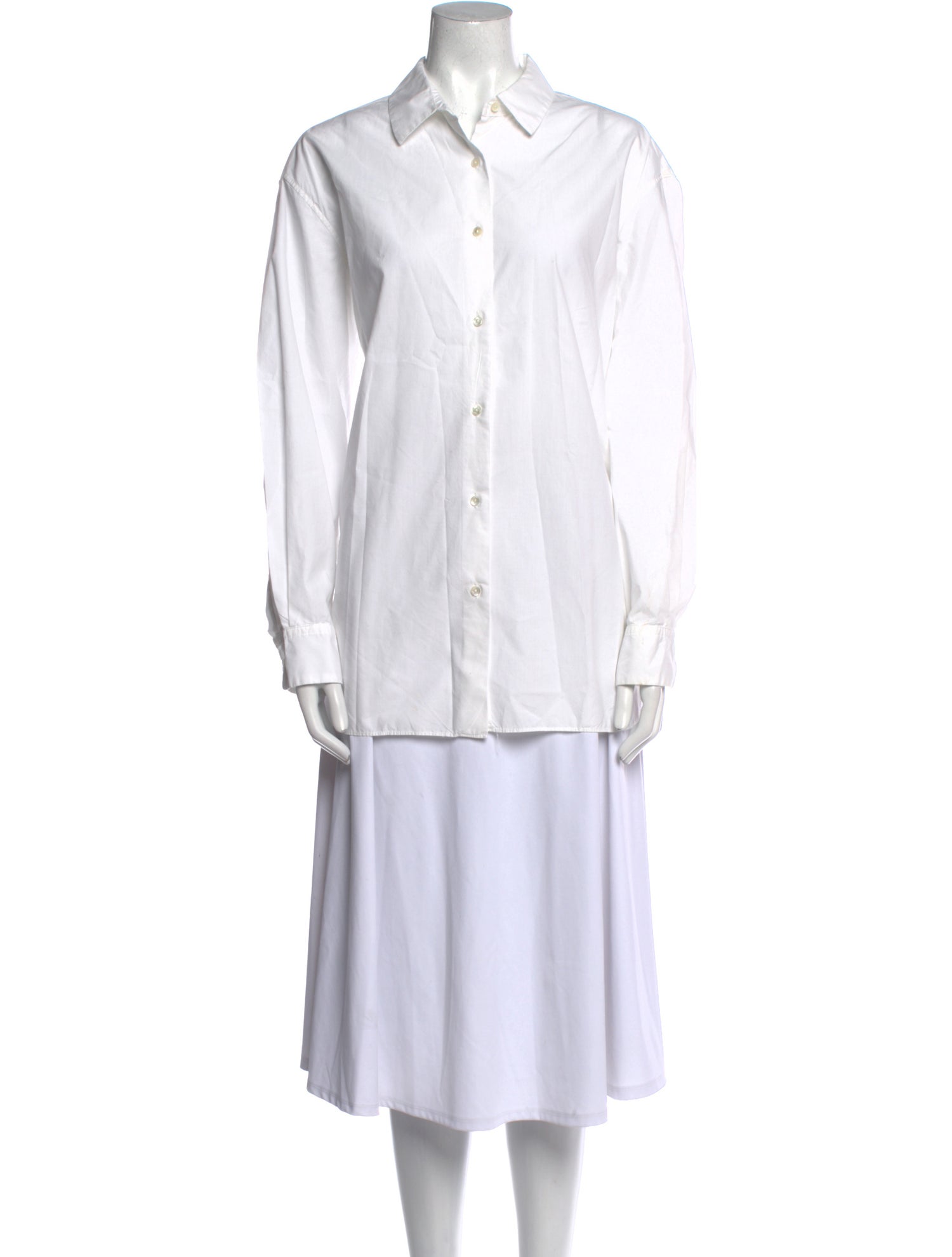 Nili Lotan Long Sleeve Button-Up Top