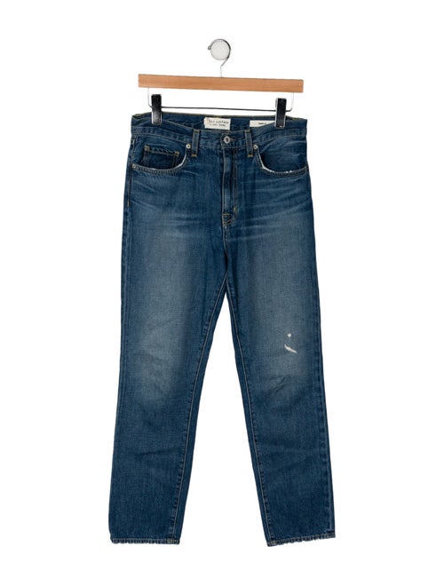 Nili Lotan Mid-Rise Straight Leg Jeans