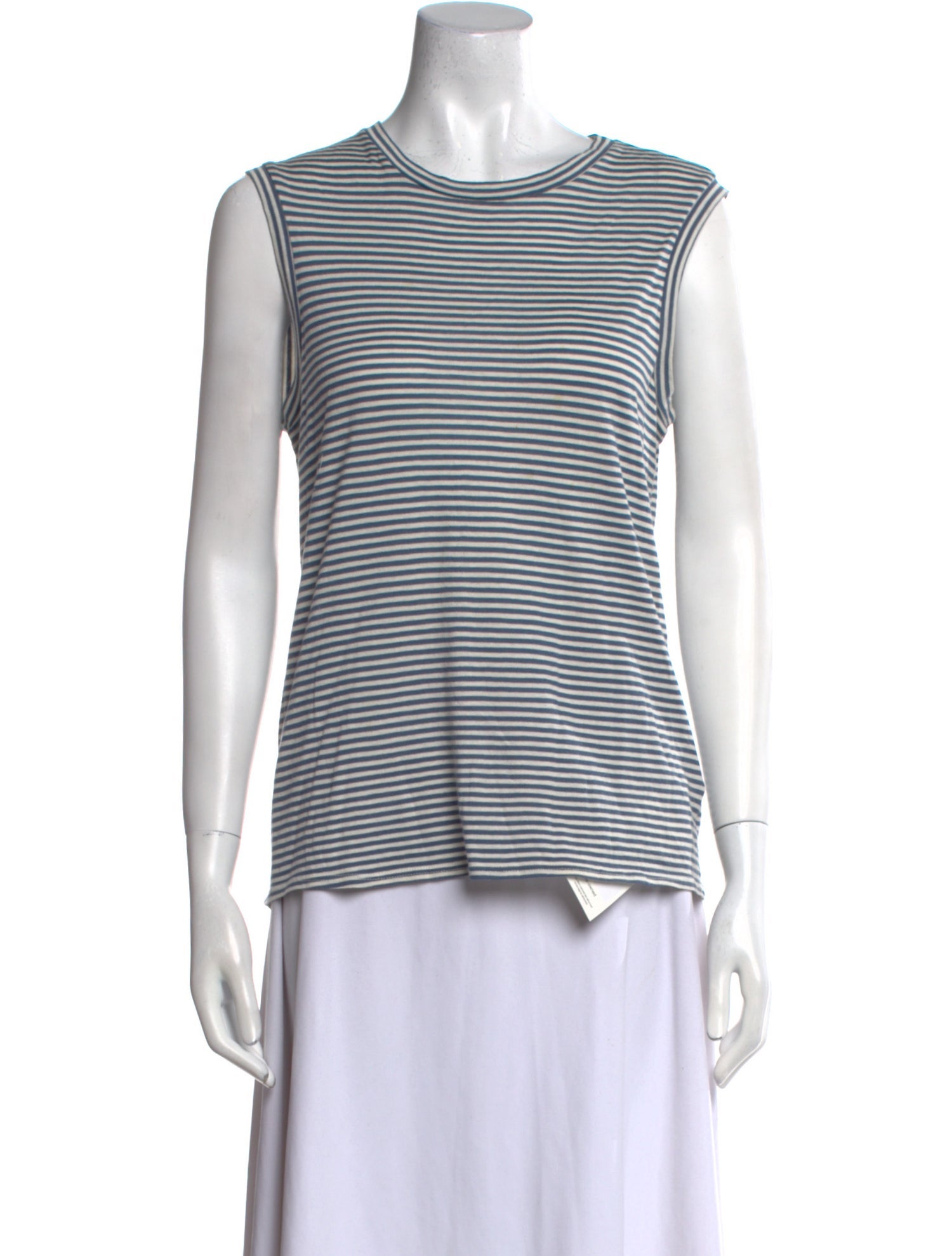 Nili Lotan Striped Crew Neck Top