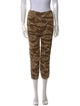 Nili Lotan Camouflage Print Straight Leg Pants