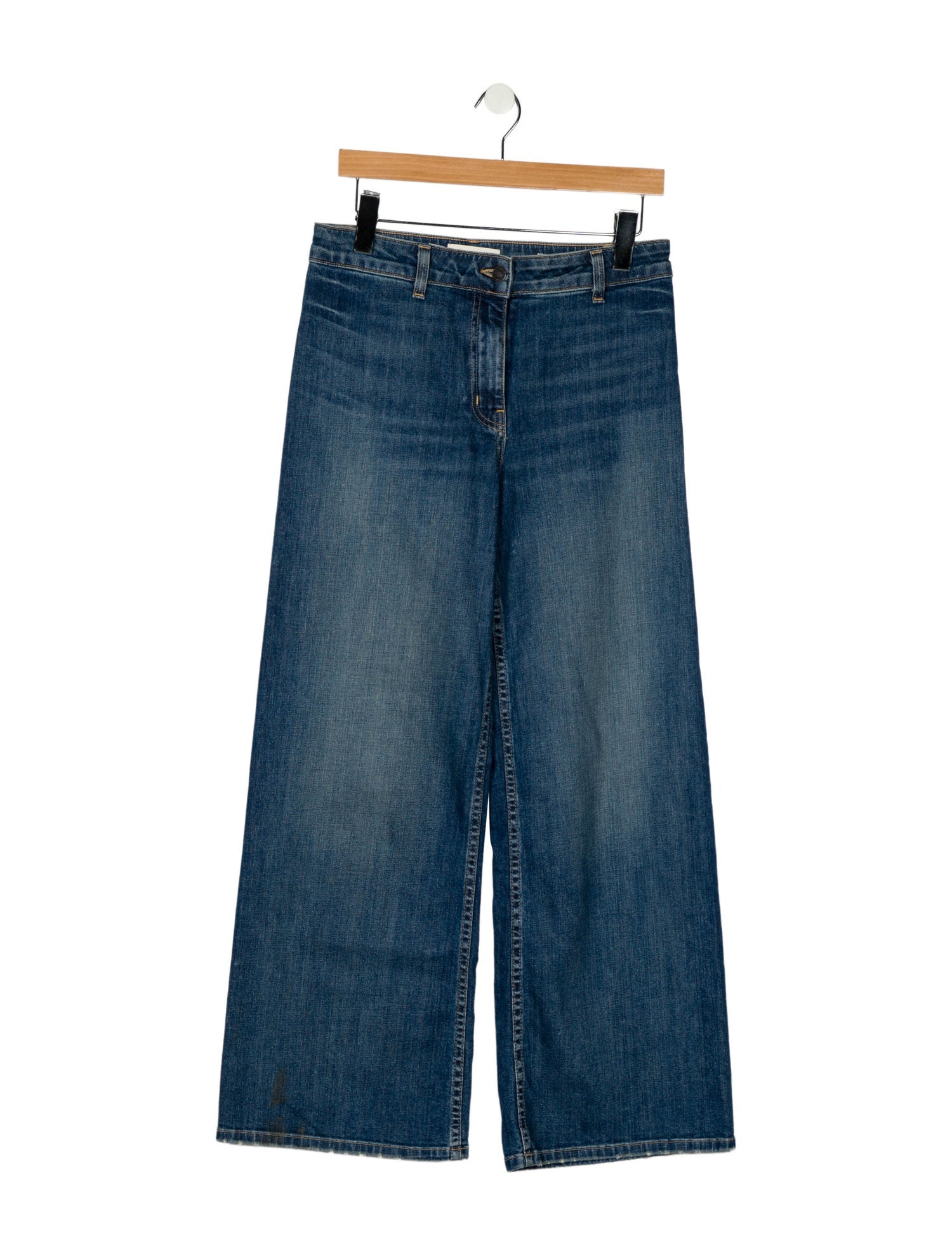 Nili Lotan High-Rise Wide Leg Jeans