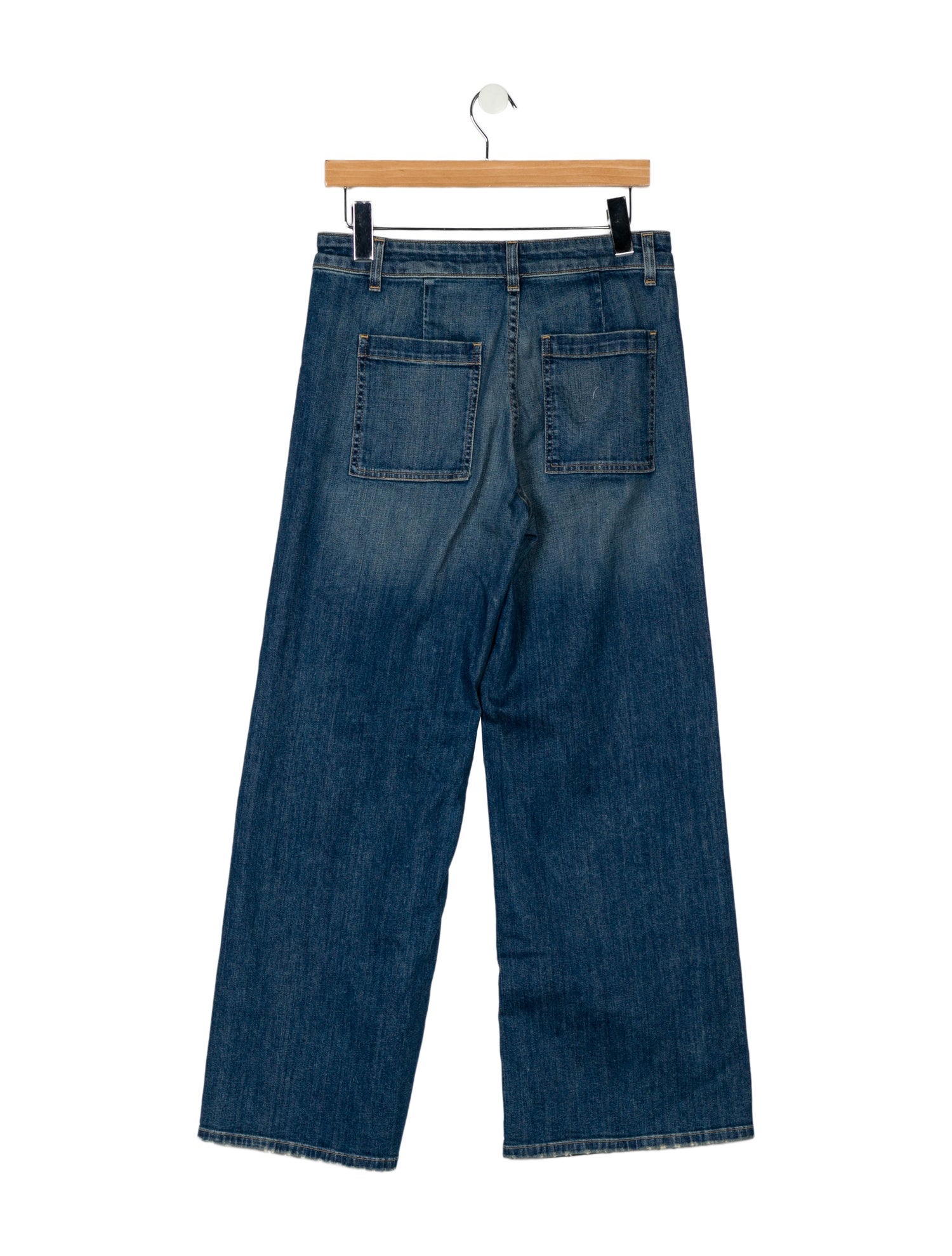 Nili Lotan High-Rise Wide Leg Jeans