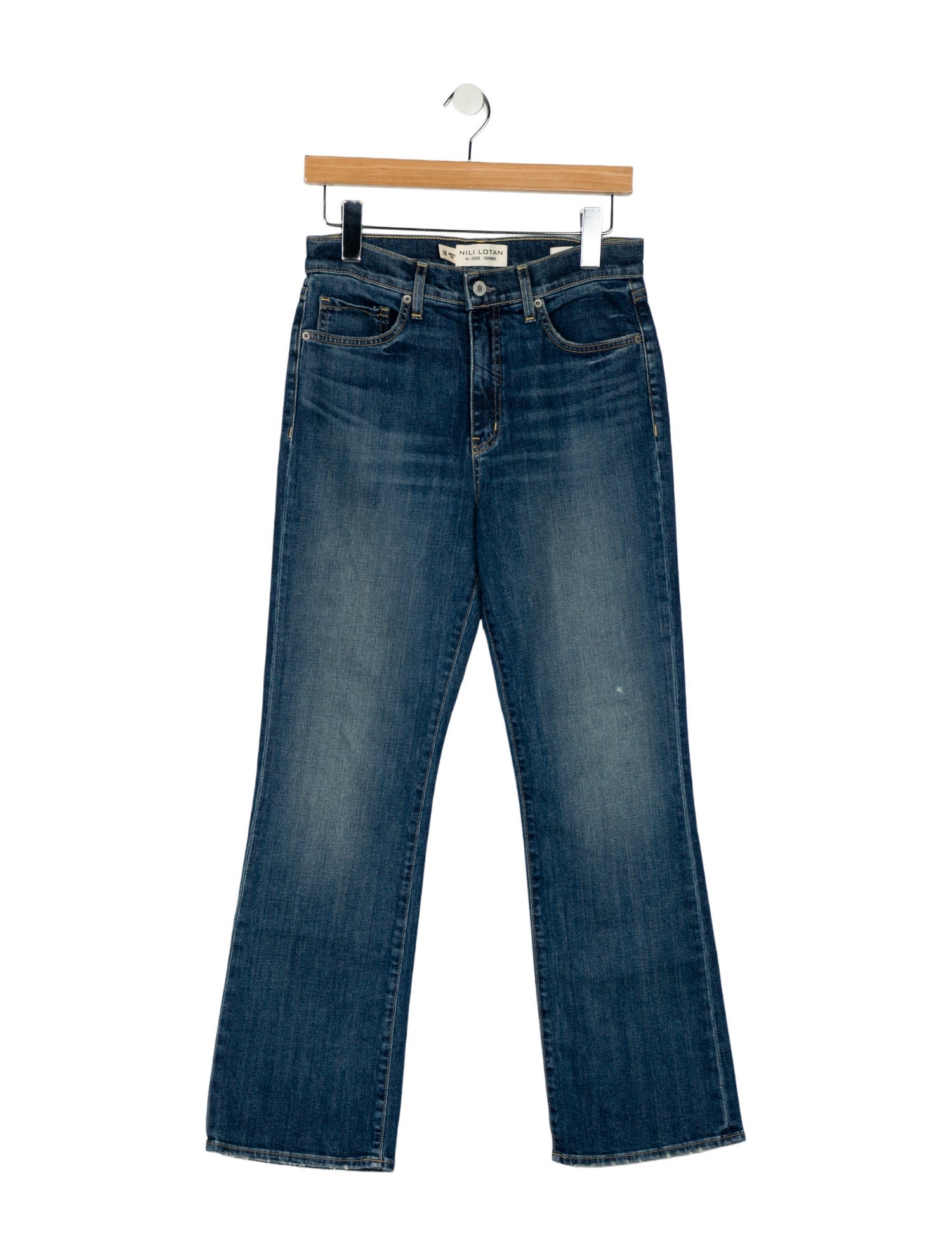 Nili Lotan High-Rise Wide Leg Jeans