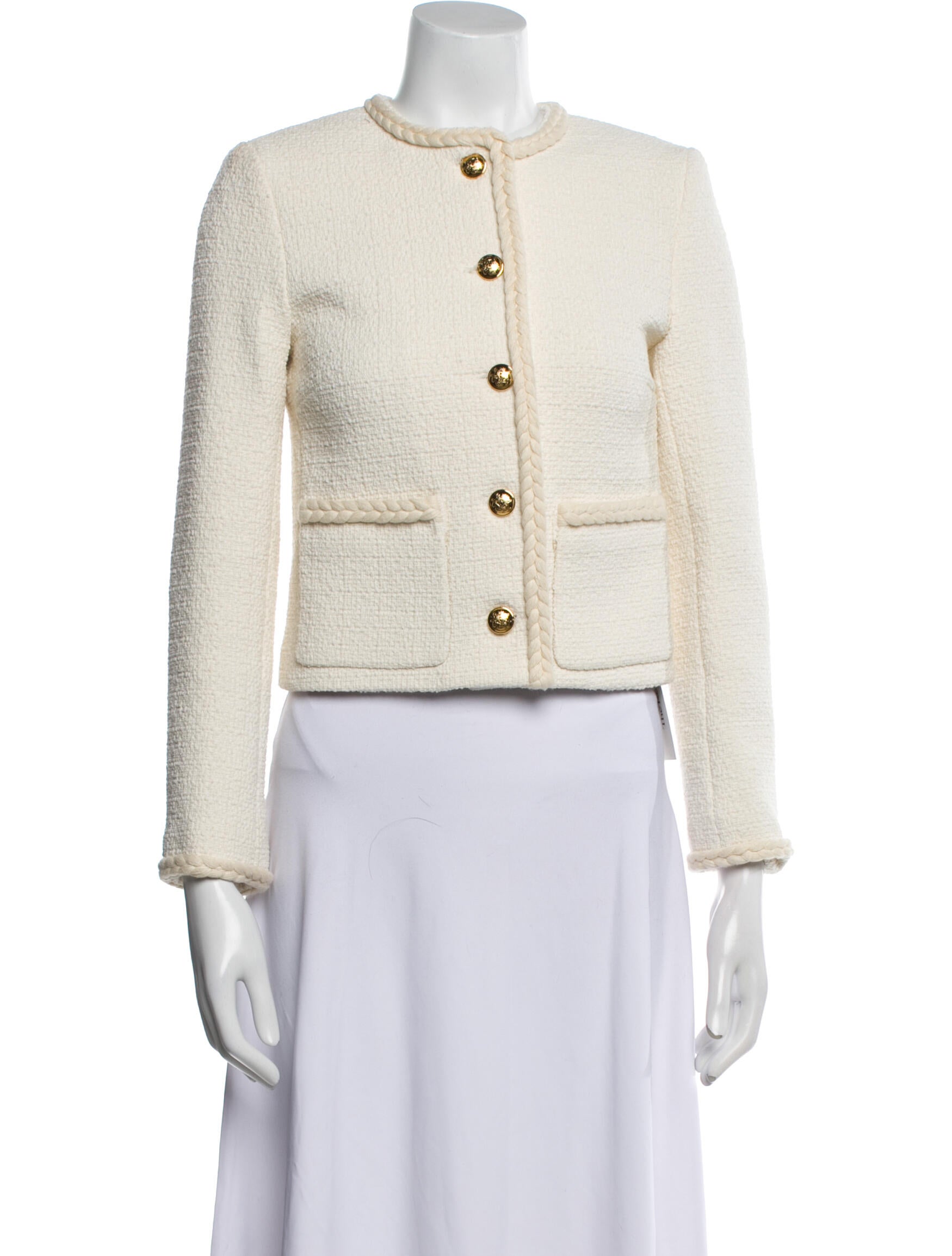 Nili Lotan Tweed Pattern Evening Jacket