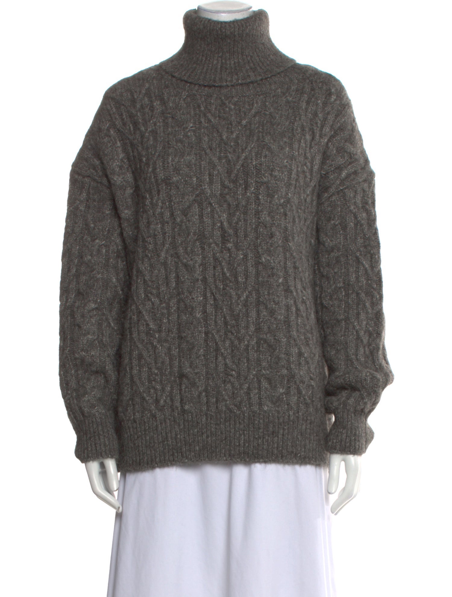Nili Lotan Alpaca Turtleneck Sweatshirt