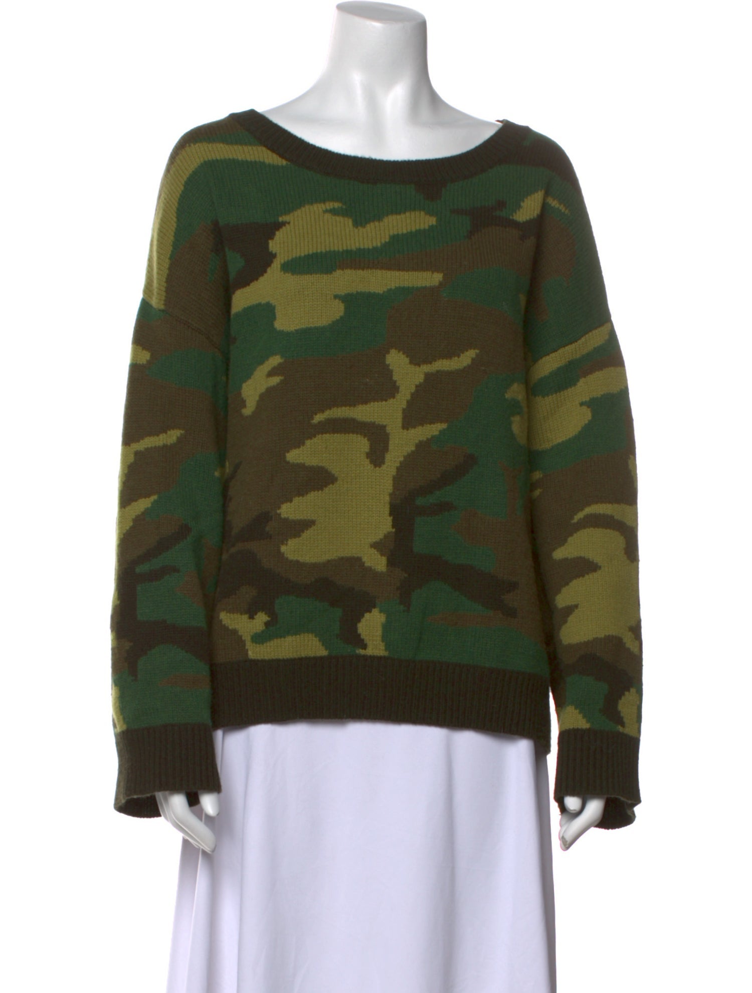 Nili Lotan Wool Printed Sweater