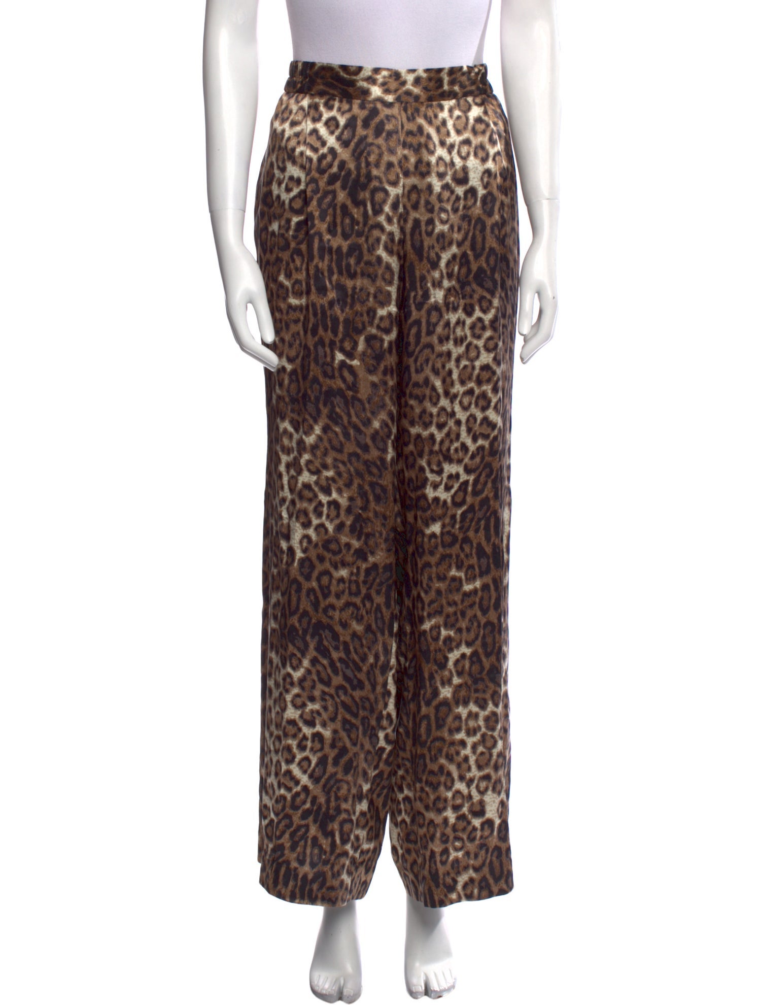 Nili Lotan Silk Wide Leg Pants