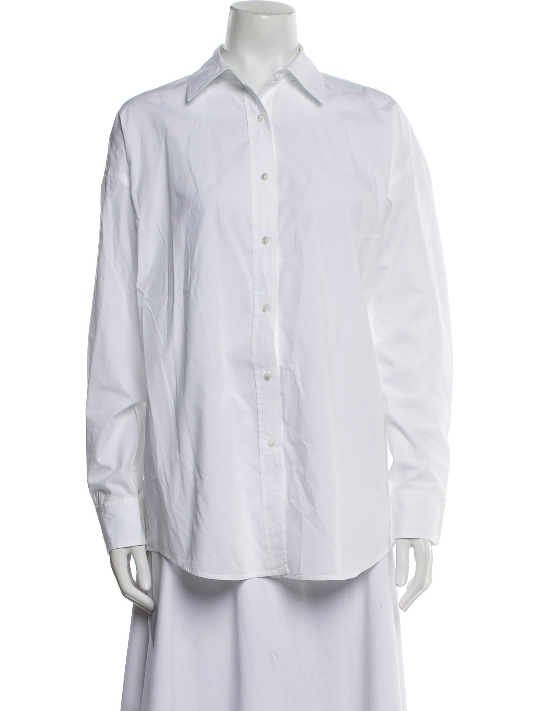 Nili Lotan Long Sleeve Button-Up Top