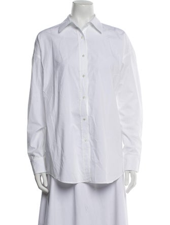 Nili Lotan Long Sleeve Button-Up Top