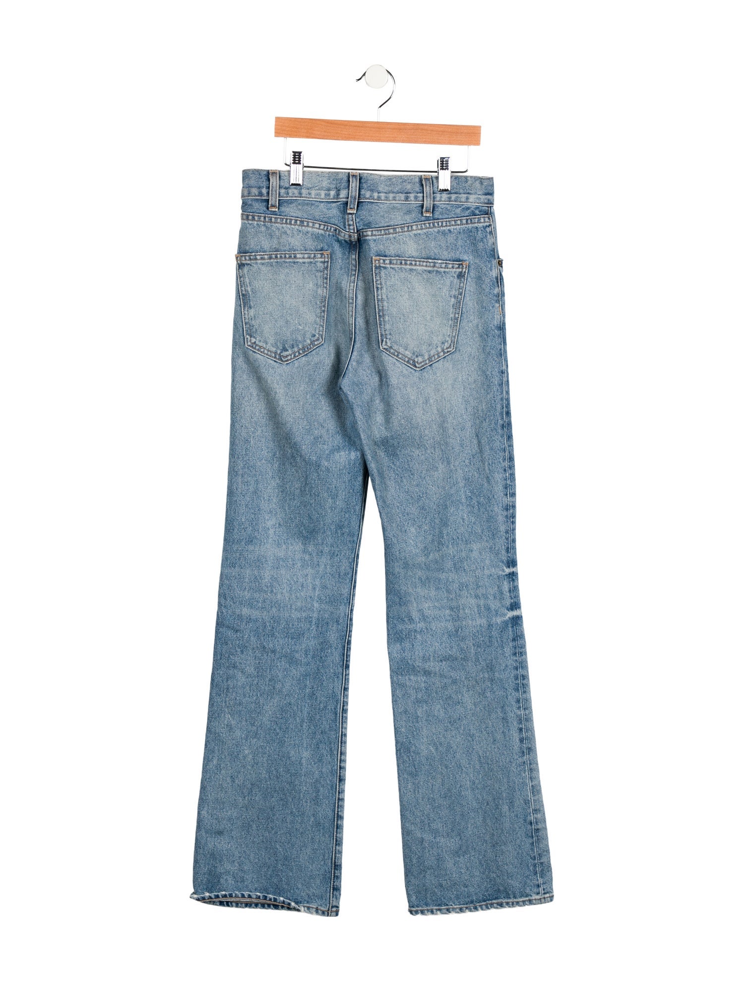 Nili Lotan Mid-Rise Wide Leg Jeans