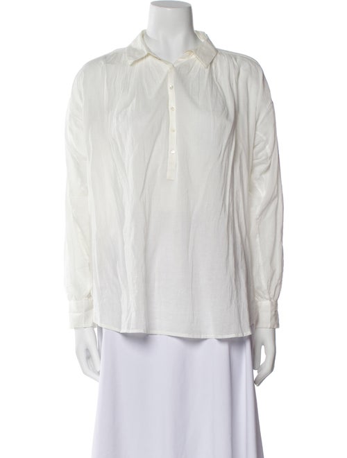 Nili Lotan Long Sleeve Button-Up Top